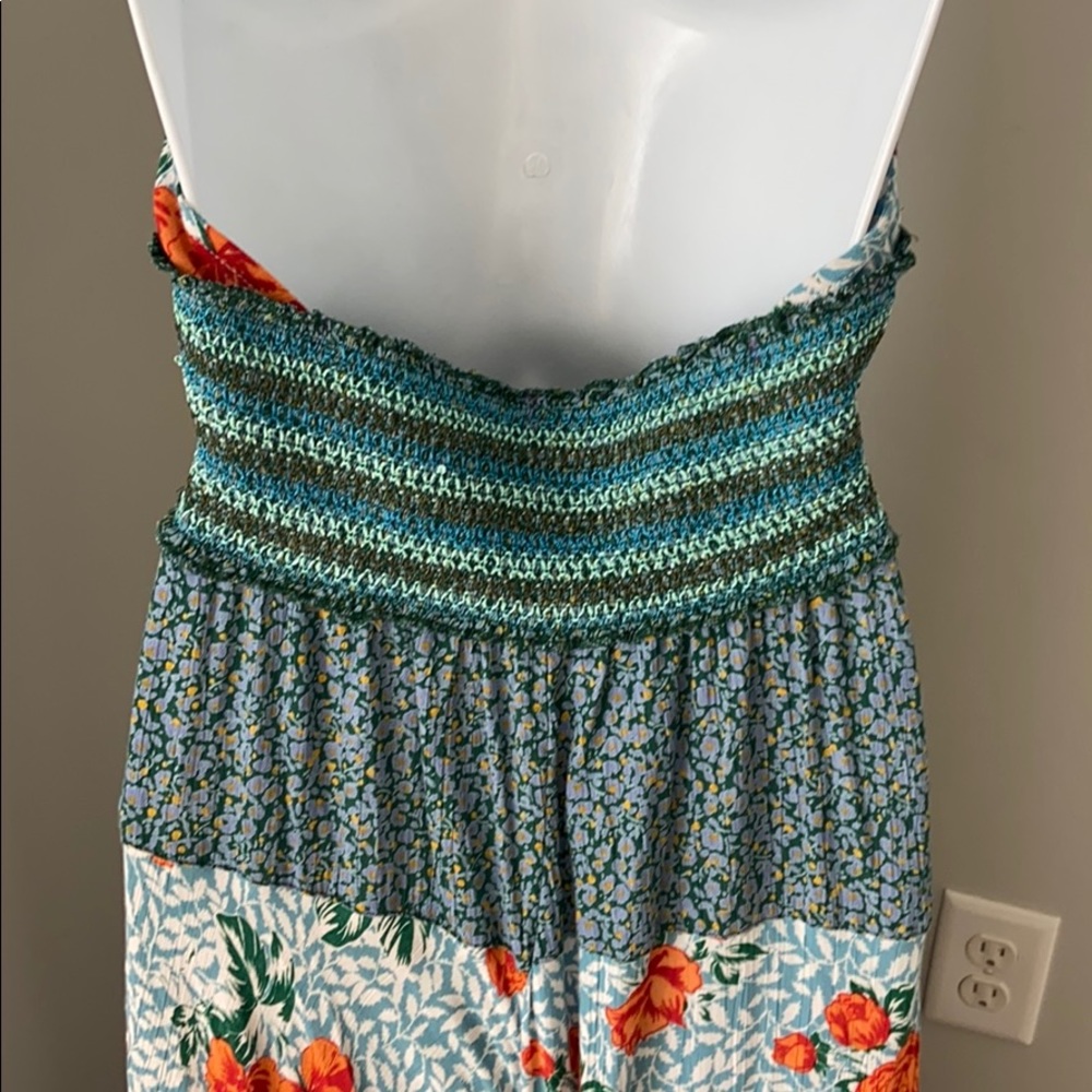 Free People Gabriela Halter Dress V-Neck Hem Dress - Picture 9 of 10